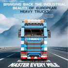 Container Truck Building Blocks Set - 992pcs European Heavy Duty Trailer