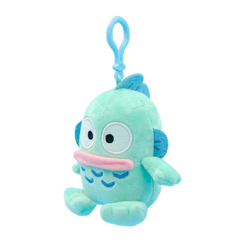 Sanrio Hangyodon Plush Keychain – Sleeping Style – Cute Mini Bag Charm Toylvia
