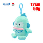 Hangyodon plush keychain classic style, 12cm Sanrio soft toy side view