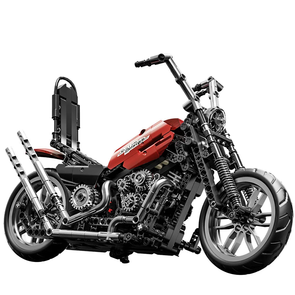 Harley-Davidson Fat Boy Motorcycle Building Set – 650PCS