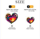 Heart Blossom Wooden Jigsaw Puzzle Colorful Floral Art Puzzle with Unique Pieces