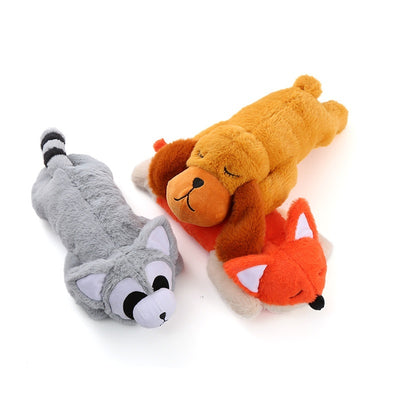 Heartbeat Simulator Plush Toy Comfort Dog Fox Raccoon