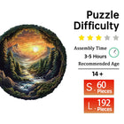 Wilderness Waters: Mountain Streams Landscape Adult Wooden Puzzle