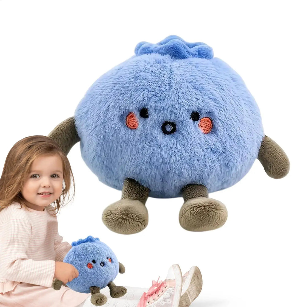 14cm Cute Blueberry Plush Toy - 5.5" Soft Anthropomorphic Fruit Doll