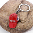 Donald Trump Metal Keychain 6-Pack | MAGA Hat & American Flag | ToyIvia