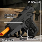 Pocket 1911 Mini Soft Bullet Pistol - Continuous Shell Throwing Toy Gun