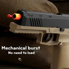 P320 Automatic Soft Bullet Pistol Gun - Realistic Slide Blowback Toy Blaster