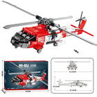 HH-60J Black Hawk Helicopter Building Set | 1093PCS Military Model | ToyIvia
