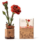 Rowood 3D Wooden Rose Bouquet - DIY Adjustable Flower Model Kit