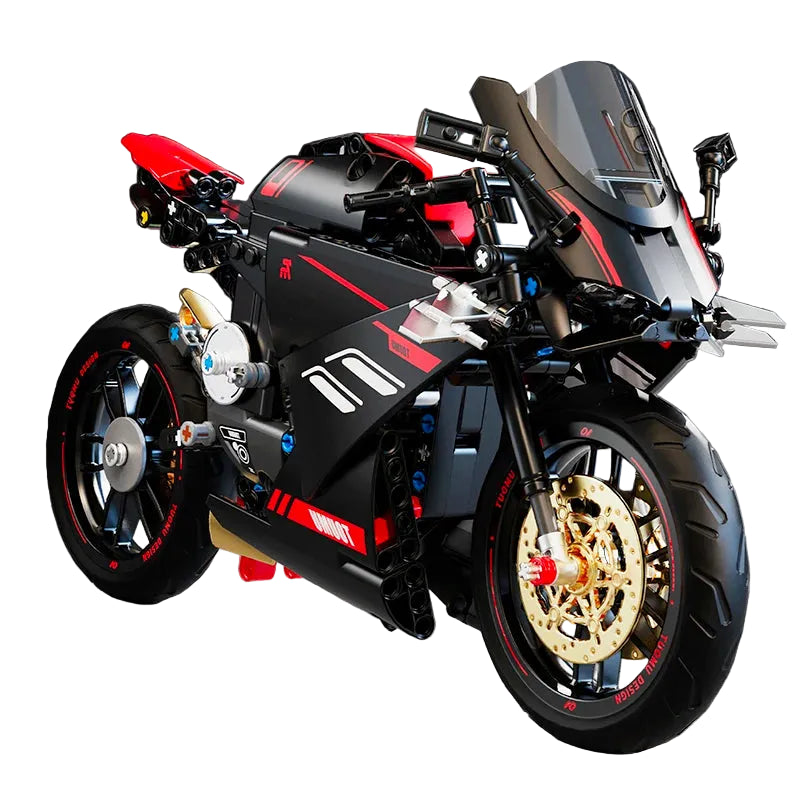 High-Speed Racing Motorcycle 1:8 Building Blocks 426pcs