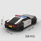 The Urban Defender: 318-Piece City Police Car DIY Construction Kit