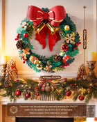 Rolife 3D Wooden Christmas Wreath | 252PCS DIY LED Decor | ToyIvia