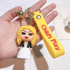 Horror Doll Chucky Cartoon Keychain - Cute Spooky Pendant for Bag & Car | Toylvia™