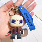 Horror Doll Chucky Cartoon Keychain - Cute Spooky Pendant for Bag & Car | Toylvia™