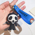Horror Doll Chucky Cartoon Keychain - Cute Spooky Pendant for Bag & Car | Toylvia™