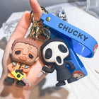 Horror Doll Chucky Cartoon Keychain - Cute Spooky Pendant for Bag & Car | Toylvia™