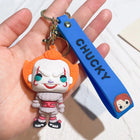 Horror Doll Chucky Cartoon Keychain - Cute Spooky Pendant for Bag & Car | Toylvia™
