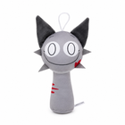 Horror Gray Sprunki Plush Toy - Gray Cat Stuffed Animal 20cm