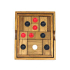 Huarong Road Wooden Logic Puzzle - Brain Teaser Strategy Game