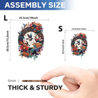 Hummingbird Wooden Jigsaw Puzzle Unique Animal Shaped Pieces Floral Art Puzzle