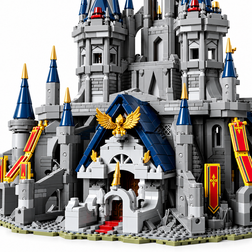 Hyrule Castle Modular Building Blocks Set 3839PCS Model - alternate view