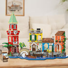 Venice Main Street Building Set | 2155PCS City House with Lights | ToyIvia