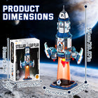 Deformable Space Rocket Building Set | 950Pcs 2-in-1 STEM Toy | Toylvia