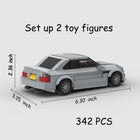 The Velocity Sprint: 342-Piece Sports Car DIY Construction Kit