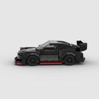 The Midnight Phantom: 321-Piece Black Sports Car DIY Construction Kit