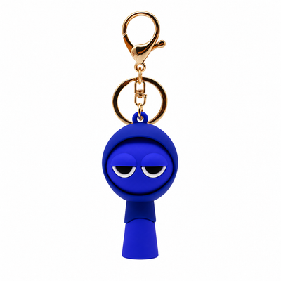 Jevin Sprunki Keychain – Blue Silicone Bag Charm & Backpack Pendant