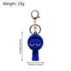 Jevin Sprunki Keychain – Blue Silicone Bag Charm & Backpack Pendant