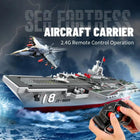 JJRC 1:800 Fujian Aircraft Carrier RC Ship - Modular Water-Activated Model