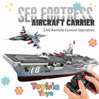 JJRC 1:800 Fujian Aircraft Carrier RC Ship - Modular Water-Activated Model
