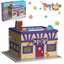 Toy building set with colorful facade and 'Toylivia Toys' branding