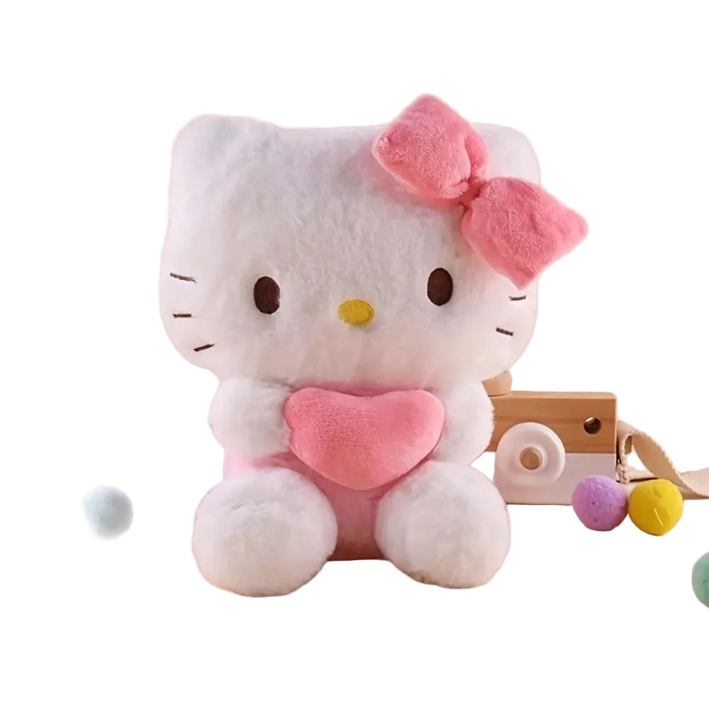 22cm Sanrio Heart Pillow Plush | Hello Kitty, Kuromi, My Melody | Toylvia Secondary image