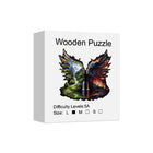 Majestic Vista: High-Difficulty Landscape Wooden Puzzle with Whimsies