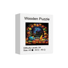 Halloween Pumpkin Wooden Puzzle for Adults – Irregular Jigsaw