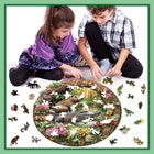 Capybara & Crocodile Wooden Jigsaw Puzzle - 5A Difficulty Irregular Wood Set