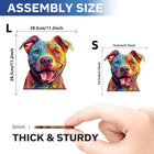 Chromatic Canine: Colorful Dog High-Difficulty Wood Jigsaw