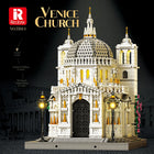 Venice Church Building Set with LED Lights | 4270PCS Architecture | Toylvia