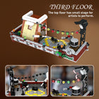 City Coffee House Building Set | 1589PCS Cafe with Stage Lights | ToyIvia