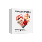 Eternal Bloom: High-Difficulty Love-Flower Animal Shaped Wooden Puzzle