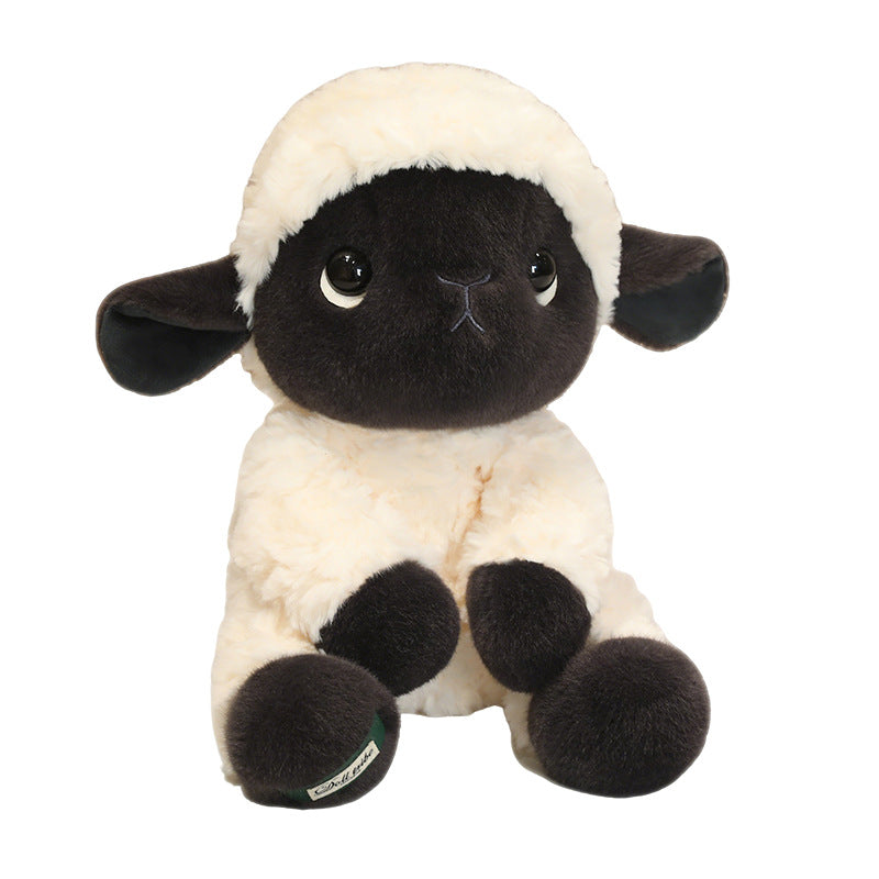 Lovely Fluffy Sheep Plush Toy Stuffed Animal Pillow Pendant