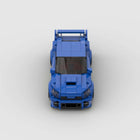 303PCS Blue Sports Car Building Blocks - DIY Racing Vehicle Model