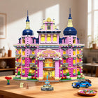 Pinkspire Estate House Building Set | 1815PCS Villa with Lights | ToyIvia