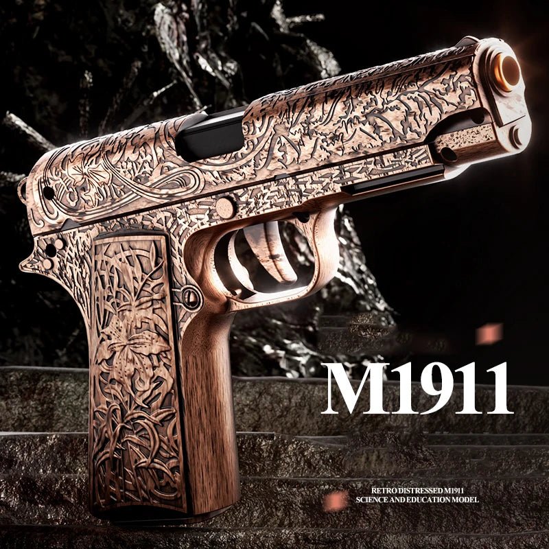 M1911 Pistol Shell Throwing Toy Gun - Continuous Firing Blowback - Toylvia™ - Toylvia™ Secondary image