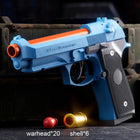 M92 / 2011 Shell-Ejecting Soft Bullet Toy Gun - Blowback Action