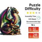 Legendary Focus: Magic Dragon High-Difficulty Wood Jigsaw