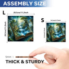 Literary Haven: High-Difficulty Magical Forest of Books Wood Puzzle