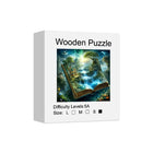 Literary Haven: High-Difficulty Magical Forest of Books Wood Puzzle